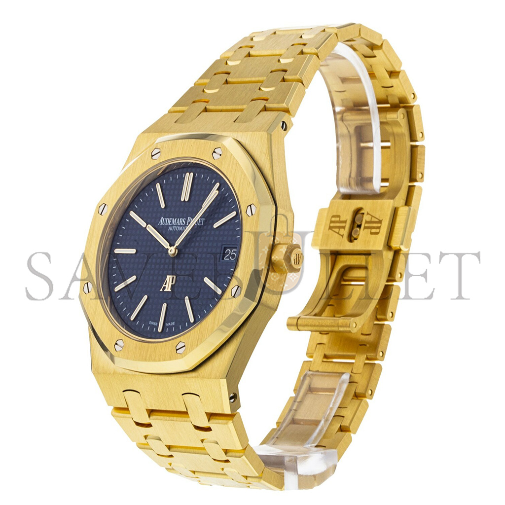 audemars P*g*et royal oak 18k yellow gold 39mm watch 15202ba.oo.1240ba.01